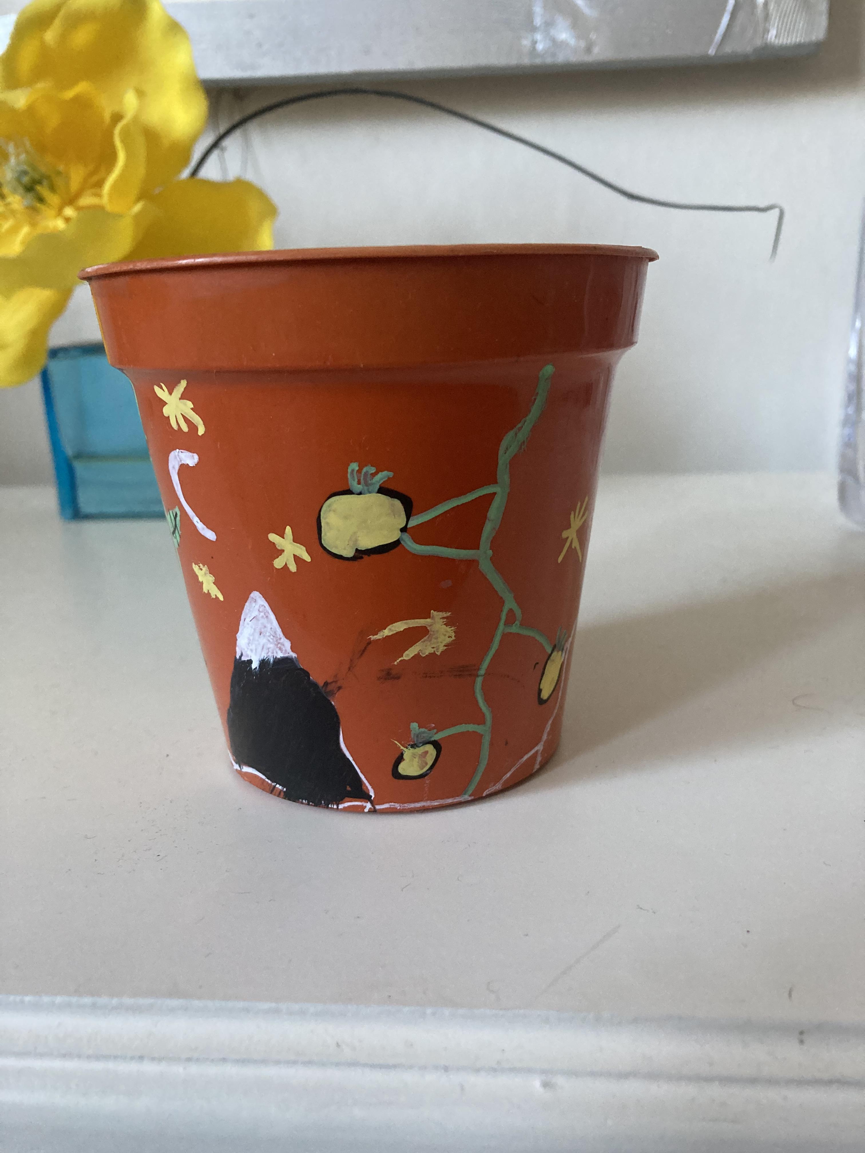 Lily plant pot