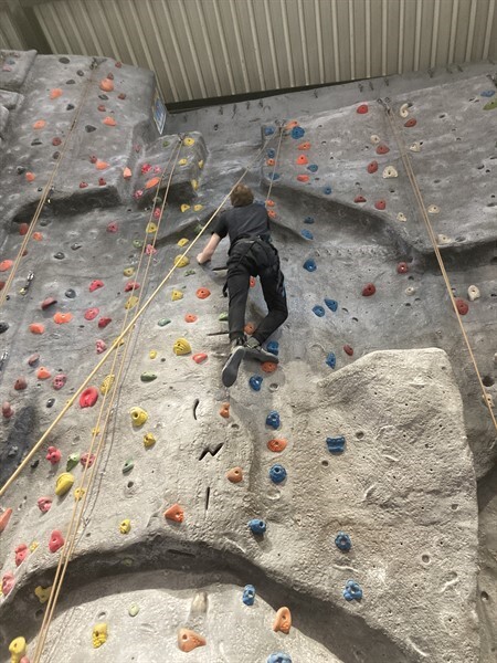 Jenson climbing 2