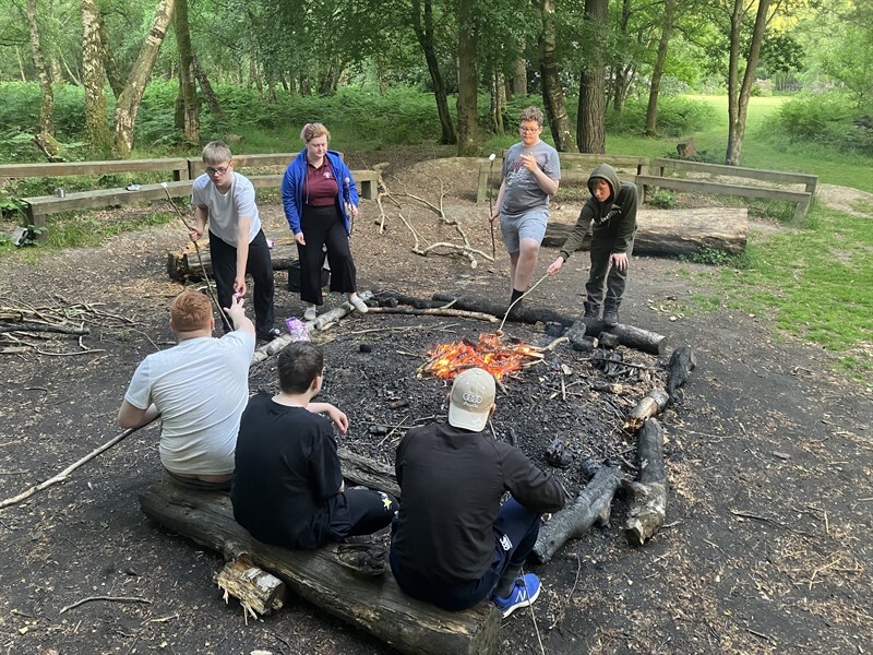 9A round the fire pit