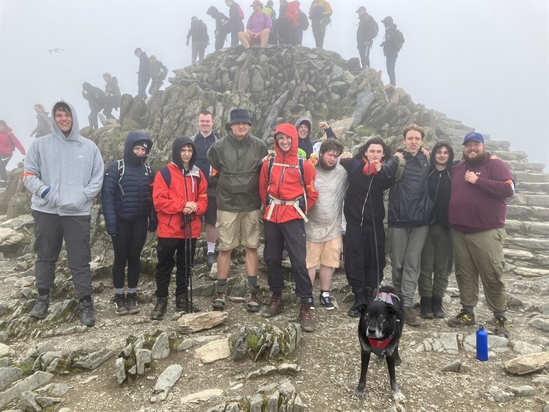 The group at the summit